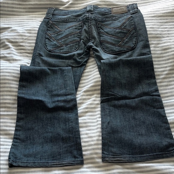 Frankie B. Charcoal Grey Straight Leg Jeans - Picture 3 of 7